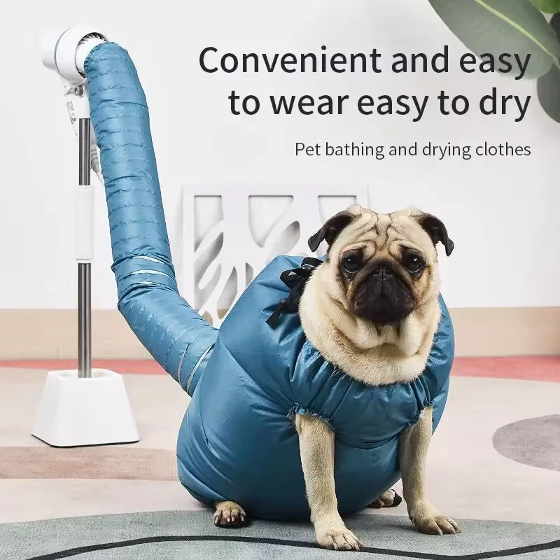 "HuntUrs The Furry Blow-Dry Bag: Transform Your Wet Pup into a Dapper Dog in No Time!"