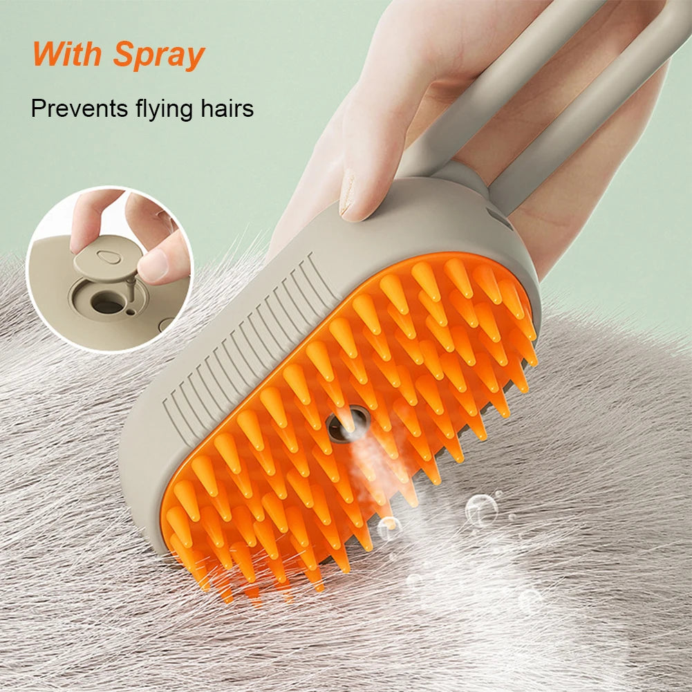 3-in-1 Pet Grooming Powerhouse: Steam, Spray, Massage