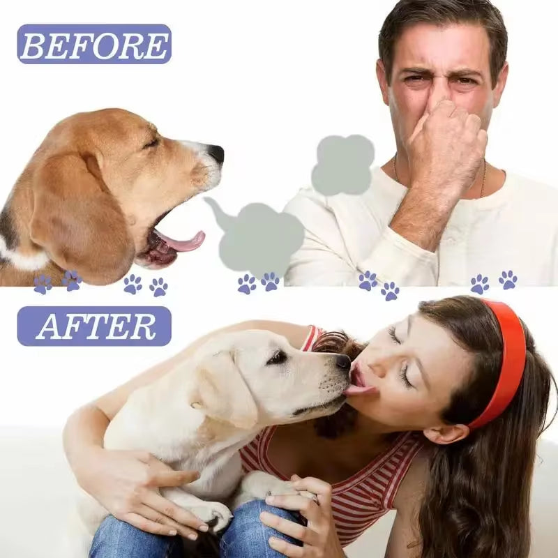 5-in-1 Pet Oral Care: Spray for Clean Teeth & Fresh Breath