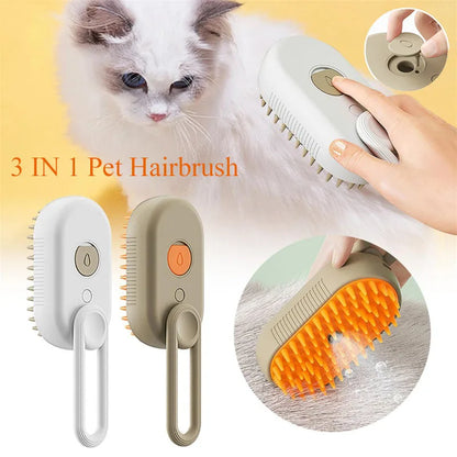 3-in-1 Pet Grooming Powerhouse: Steam, Spray, Massage